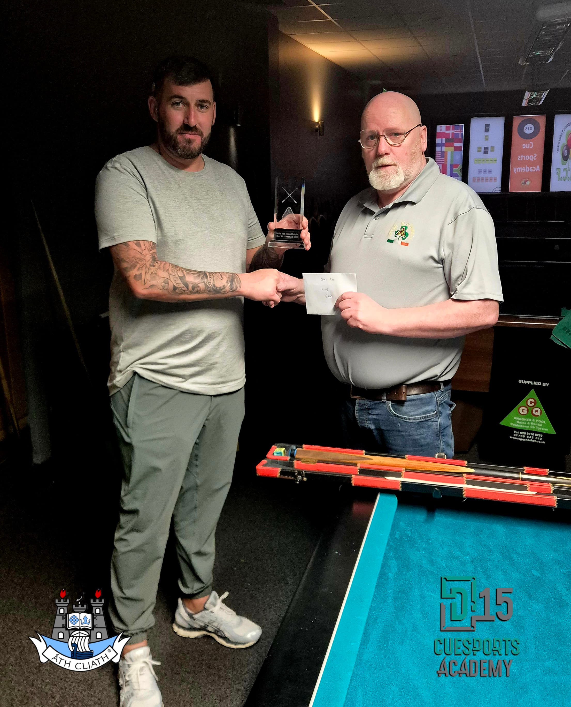 Des O'Dea — Over 50s Runner-Up